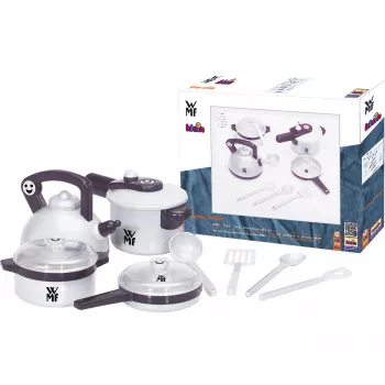Set de ollas Theo Klein WMF 9430 negro plata