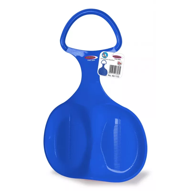 Trineo Jamara Snow Play Snow Glider azul — trineo de plástico, 570×380×30 mm, a partir de 3 años