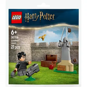 Set LEGO Harry Potter 30706 Quidditch-Unterricht con minifiguras de Harry y Draco