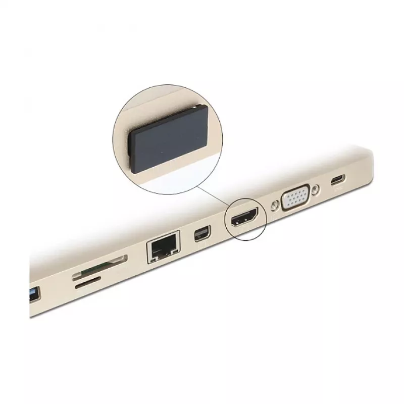 Tapa protectora de conector hembra HDMI A DeLOCK 64030