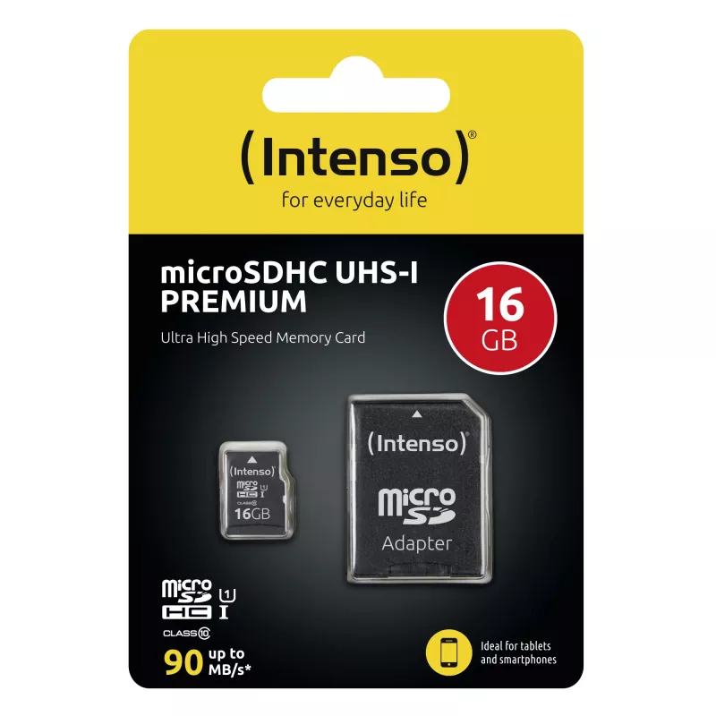 Memoria flash Intenso 16GB microSDHC UHS-I Class 10