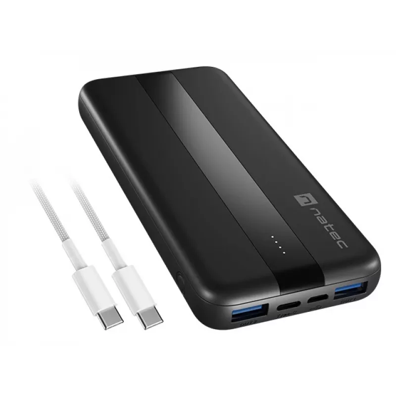 NATEC TREVI SLIM Q V2 polímero de litio (LiPo) 10000 mAh negro