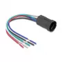 Delock 90792 Zócalo para pulsador o interruptor de 19 mm de 5 pines