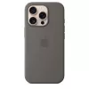 Apple iPhone 16 Pro Funda de silicona con MagSafe - Gris piedra