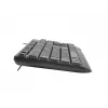 Teclado NATEC TROUT SLIM USB, distribución US, negro