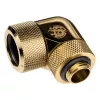 Bitspower BP-TBE90RMLA16 Advanced Multi-Link adaptador a 90°, G1/4 pulgadas macho – tubo rígido de 16 mm de diámetro exterior, giratorio, latón