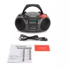 Sistema estéreo portátil Aiwa BBTC-550BK Digital 6 W FM PLL negro