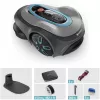 Robot cortacésped GARDENA smart SILENO max — 800 m², 16 cm de ancho de corte, batería, navegación LONA, gris