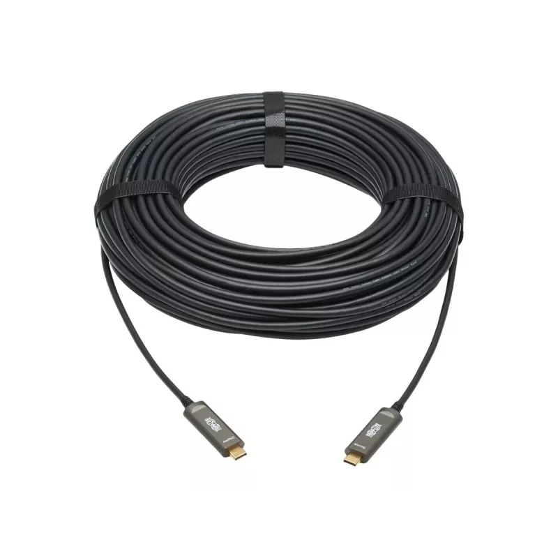 Tripp Eaton Tripp Lite Series Cable de fibra óptica activo (AOC) USB-C a USB-C con certificación plenum