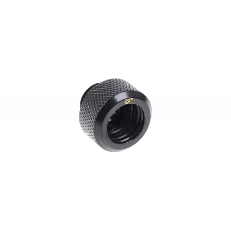 Alphacool 17377 Eiszapfen conector para tubo rígido de 13 mm G1/4, 6 uds., negro