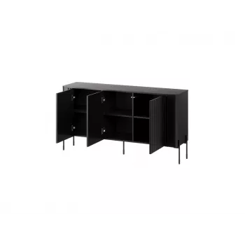 Cómoda Cama VERA 150x40x80 negro mate