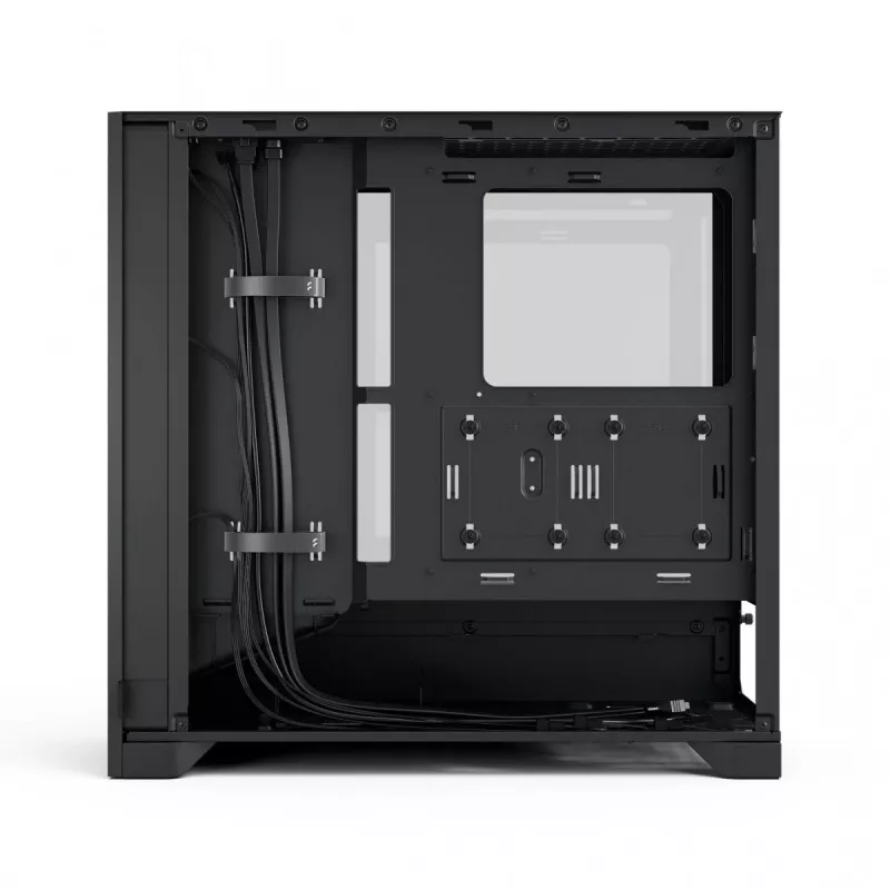 Caja para PC Fractal Design Pop 2 Air negro TG Midi Tower – ATX, 3 ventiladores frontales de 120 mm, compatible con unidades de 2,5