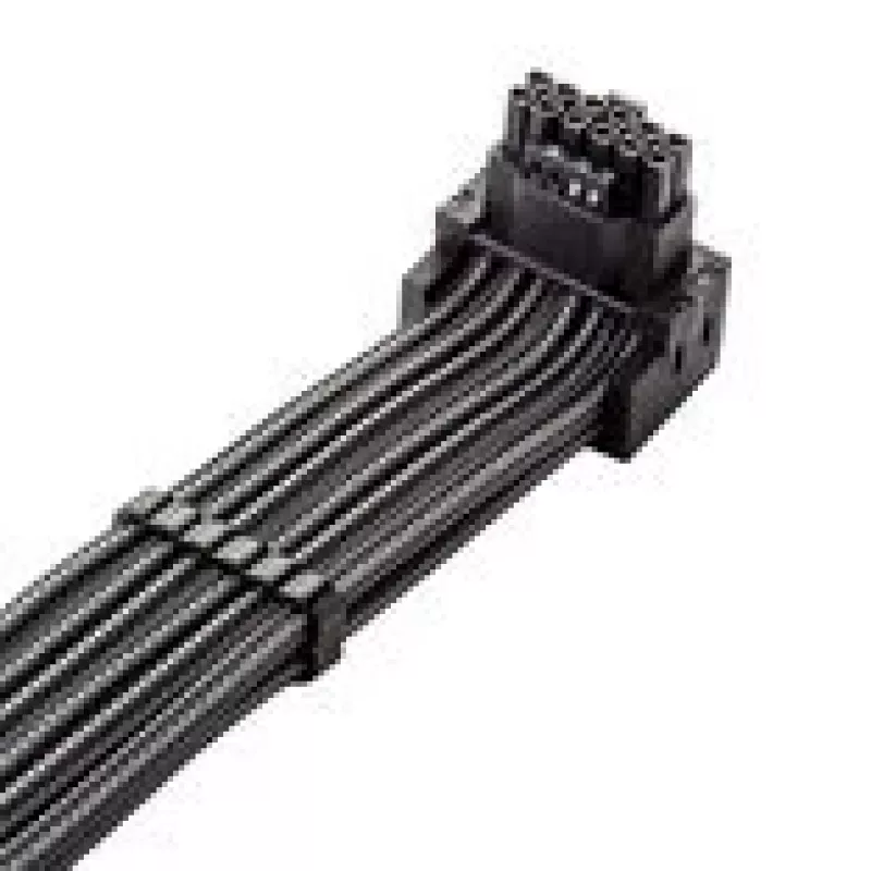 Cable de conexión CableMod C-Series Pro variante A 90° 16-Pin a 4×8-Pin PCIe carbono
