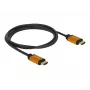 Cable HDMI DeLOCK 85728 1,5 m Type-A negro oro