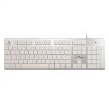 Teclado mecánico gaming White Shark TACHI-W-US — diseño compacto TACHI White