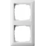 GIRA marco 2 elementos 021203 Standard 55 blanco puro brillante 021203