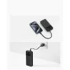 Batería externa con cable USB-C 20000 mAh 30W Negro