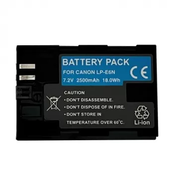 Batería de cámara recargable Extra Digital LP-E6N 2400 mAh, sustituta compatible de Canon LP-E6N