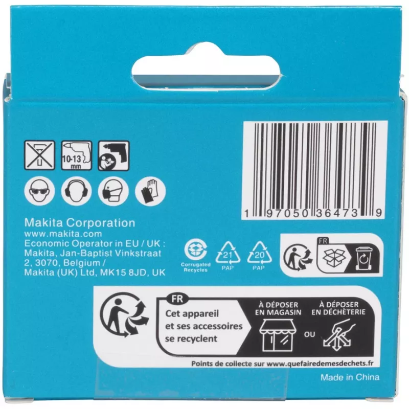 Juego de brocas Makita E-25410 para vidrio y azulejos, 5 unidades
