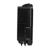 Caja de terminación de fibra óptica Extralink Jennifer 16 hilos negra con conector