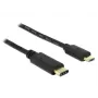 Cable USB DeLOCK 2m USB2.0-C USB2.0 Micro-B negro