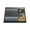 Tascam Model 12 mezclador de 10 canales con grabador de 12 pistas, 20–20000 Hz, negro/madera