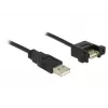 Cable USB DeLOCK 1m 2xUSB2.0-A