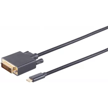 Cable DVI-D USB Type-C ShiverPeaks BS10-58025 1 m