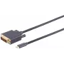 Cable DVI-D USB Type-C ShiverPeaks BS10-58025 1 m