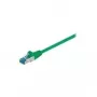 Wentronic Goobay cable de conexión CAT 6a, S/FTP (PiMF), verde, 1 m - LSZH libre de halógenos, cobre (93681)