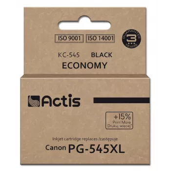 Tinta Actis KC-545 (sustituto de Canon PG-545XL; Supreme; 15 ml; 207 páginas; negro).