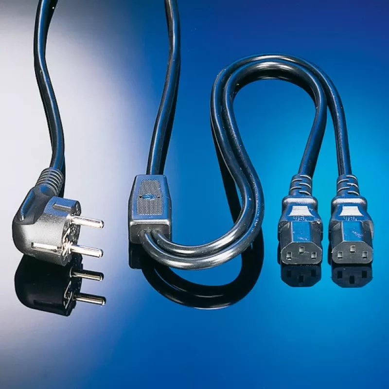 ROLINE Cable de alimentación - CEE 7/7 (M) a IEC 60320 C13