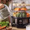 Vaporera Cecotec | Vapovita 3000 Pro | 1000 W | número de cestas 3