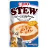 Snack húmedo para gatos INABA Ciao Stew pollo y atún sobre de 40 g, sobre cárnico, 86,5 % de humedad