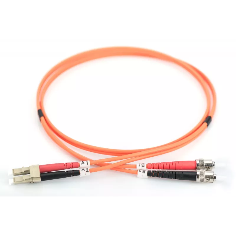 Cable de red de fibra óptica multimodo - LC - ST - 10 m - I-VH - OM2 - LC - ST
