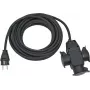 Alargador de corriente Brennenstuhl 1167810301 10 m 3 tomas de corriente para exterior negro