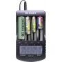 Cargador de pilas redondas VOLTCRAFT NiMH, NiCd, LiIon CC-2 Mignon (AA), Micro (AAA), Baby (C), Sub-C, 26650, 26500, 18650, 1 (VC-8066555)