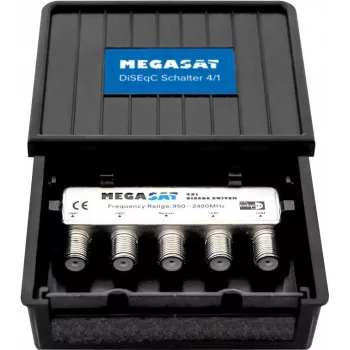 Multiconmutador de satélite Megasat conmutador DiSEqC 4-1 Pro