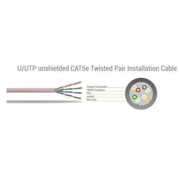 Cable de red SBOX cable UTP CAT5e RJ-45 10 m gris