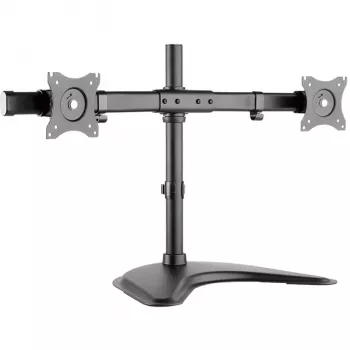 HAGOR HA FS - set de montaje (soporte de mesa) - para 2 pantallas LCD - negro - tamaño de pantalla: 38-68 cm (15-27