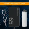 Cargador QOLTEC 65W GaN Super Fast slim PD 5-20V 3,25A USB-C