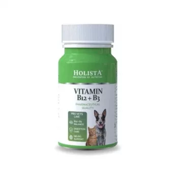 HOLISTA Vitamina B12 + B3 – Complemento alimenticio para perros y gatos – 90 comprimidos