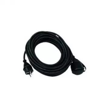 Alargador eléctrico REV 0065509 50 m 1 toma AC exterior Negro