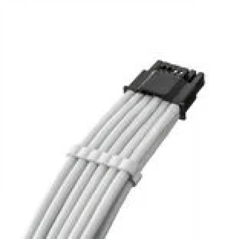 Cable CableMod Universal Pro ModMesh 16‑Pin a 16‑Pin con funda StealthSense, 60 cm, blanco