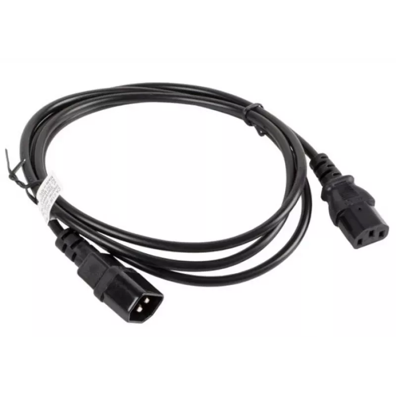 Cable de alimentación Lanberg CA-C13E-10CC-0018-BK negro 1,8 m