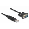 DeLOCK Adaptador USB 2.0 a serie RS-232 50 cm FTDI Negro
