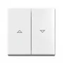Busch-Jaeger 2504-914 Busch-balance SI tecla basculante ciega, blanco alpino