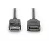 Digitus ASSMANN - Cable alargador DisplayPort - DisplayPort (M) - DisplayPort (H) - 2 m (DisplayPort 1.2) - moldeado - Negro (AK-340200-020-S)