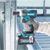 Makita TW004GZ XGT llave de impacto inalámbrica 40 V, 1/2 pulgada, 3200 rpm, 350 Nm, sin batería ni cargador, azul/negro