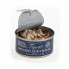 Comida húmeda para gatos FISH4DOGS Caballa con gamba 70 g — gatos adultos, sabor a pescado, lata, sin gluten